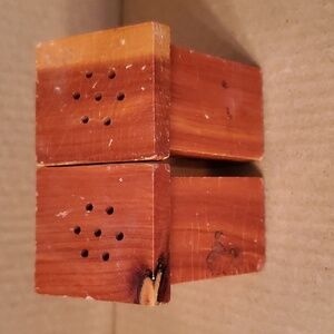 Vintage outhouse salt & pepper shakers